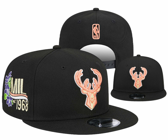 Milwaukee Bucks 2025 Stitched Snapback Hats 002